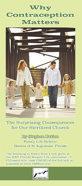 Practically speaking, widespread use of contraception has led directly to massive increases of divorce and abortion. Personal union and yearning for fertility are written physically into the structure of sexual relations, and shutting down one of these aspects hurts the whole relationship.There are practical, workable steps we can take to regain the overflowing life that God desires for us. 